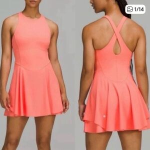 Lululemon Court Crush Pink tennis dress